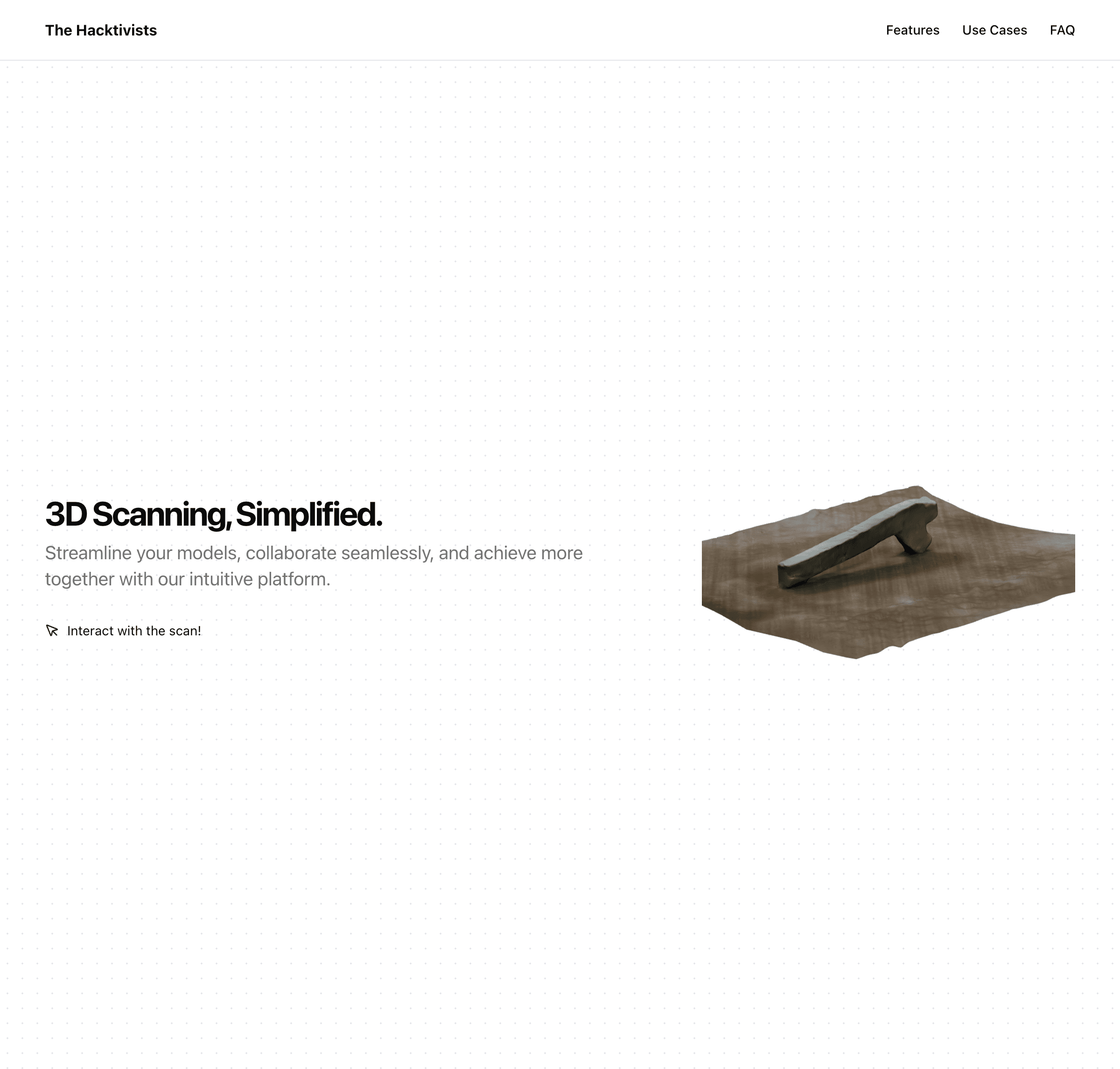 MakeOhio 3D Scanner screenshot
